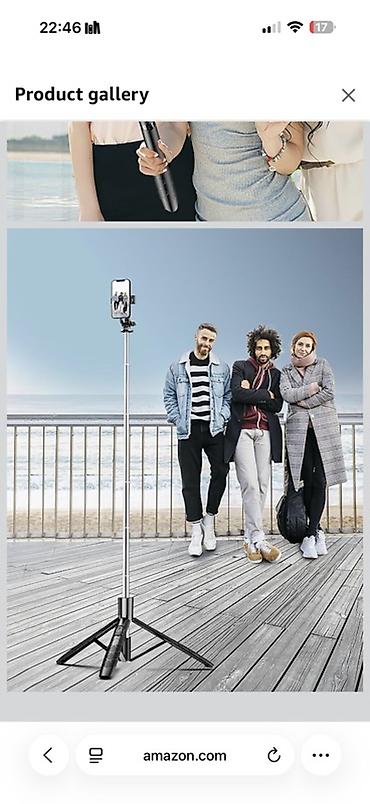self: BODUR Selfie Stick L16 – uzun selfie çubuğu və mini tripod - 2-si — 3