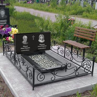 Ритуальные услуги: Изготовление табличек, Облицовка надгробий, Уход за могилами | Травертин, Габбро, Гранит | Оформление — 27