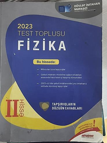 Məhsul: 2023 “Test Toplusu – Fizika”, II hissə Xüsusiyyətlər: -