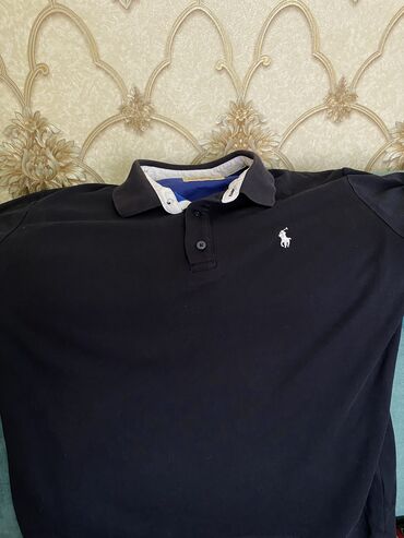 мужские футболки поло: Футболка M (EU 38), цвет - Синий