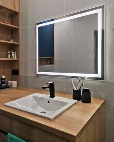 Зеркала: Зеркало на заказ! Подсветка оптом Виды зеркал: зеркало с подсветкой — 18