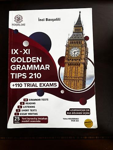Testlər: Kitablarin hamisinin ici temizdi az istifade olunub. Her biri 5 m — 5