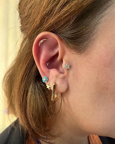 Pirsinq: Xüsusi təklif – qulaq deşimi və pirsinq xidməti • Deşmə + Piercing — 3
