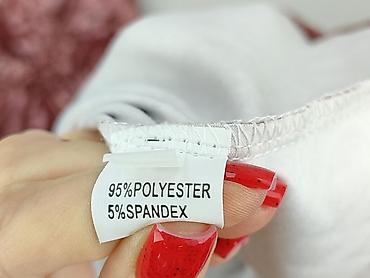 jeansy patchworkowe: Sukienka damska, rozmiar M — 5