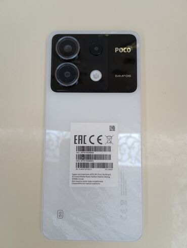 tecno pova 2: Poco X6, 256 GB, rəng - Ağ, Sənədlərlə
