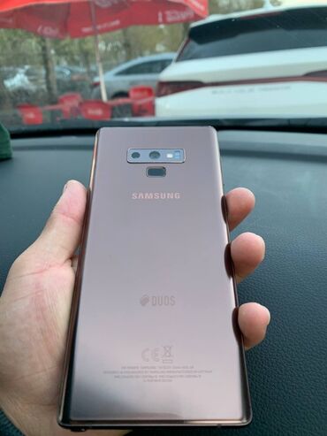 мультимедиа: Samsung Galaxy Note 9, Колдонулган, түсү - Күрөң, 2 SIM