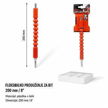 KMT Plastična 9369050 – Fleksibilno produženje za bit 200 mm Opis: -
