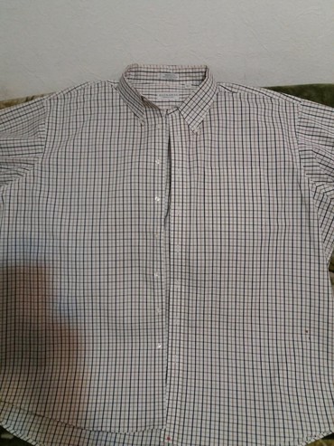 летняя мужская рубашка с длинным рукавом: Мужская рубашка, 2XL (EU 44), Новый, цвет - Серый, Самовывоз