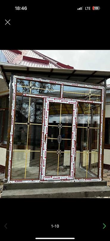 рулонные шторы на пластиковые окна: Металлопластиковое окно на заказ, Тип окна: Витражные, Декоративные особенности: Декоративный переплет, Платная установка, Без рассрочки — 3