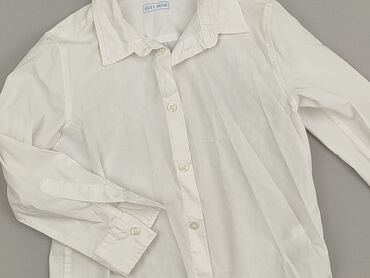 koszulki basic: Shirt 5-6 years, condition - Very good, pattern - Monochromatic, color - White