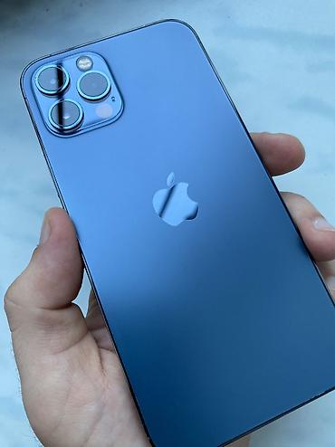 ipone 7 plus: IPhone 12 Pro, 256 GB, Pacific Blue, Simsiz şarj, Face ID — 1