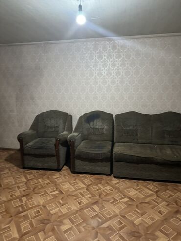 где продать старую мебель: Комплект мягкой мебели, цвет - Зеленый