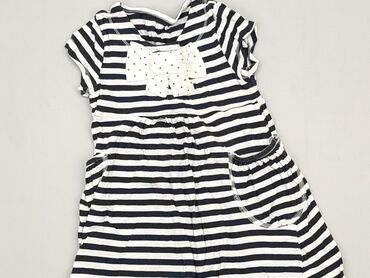 sukienka letnia czarna w kwiaty: Dress, 1.5-2 years, 86-92 cm, condition - Very good