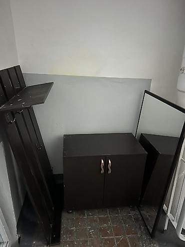 silver kitchen: Гарнитур для прихожей, Б/у, Зеркало, Вешалка, Обувница, Самовывоз, цвет - Коричневый — 1