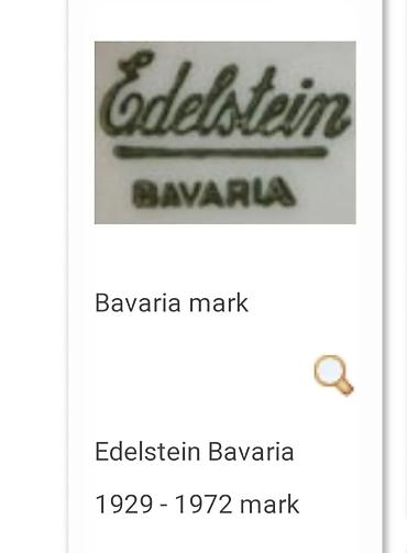 Kuhinjski setovi: Servis za torte,kolace 1929 do 1972g. Edelstein Bavaria. Servis za — 6