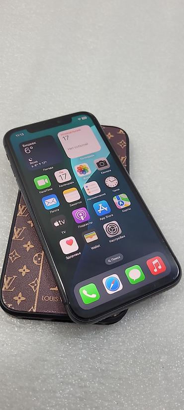 Apple iPhone: IPhone 11, Б/у, 64 ГБ, Черный, Чехол, 78 % — 3