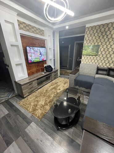 район киркомстром бишкек: 45 м², С мебелью