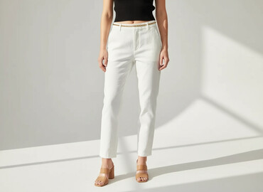 Women's Pants: Asos, Spodnie materiałowe damskie, rozmiar 2XS