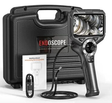 электрический домкрат: Эндоскоп с монитором 5.0 и двигающейся камерой 6 мм. Камера двигается