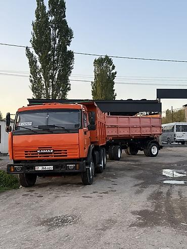 Прицепы и полуприцепы: Самосвал КАМАЗ 65115 с прицепом-самосвалом - Колесная формула 6x4. - — 16