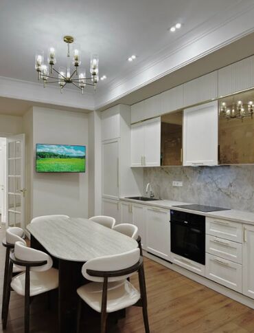 элитка дом: 3 бөлмө, 104 кв. м, Элитка, 11 кабат, Дизайнердик ремонт