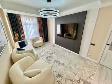 ак ордо квартир: 2 комнаты, 56 м², Элитка, 13 этаж, Дизайнерский ремонт