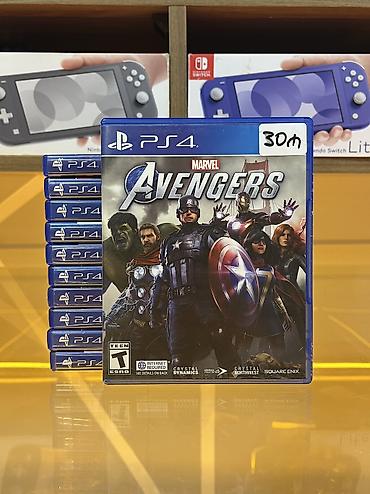 disk ps5: Avengers-PS4 diski Oyun diski tam işlək vəziyyətdədir, heç bir cızığı — 1