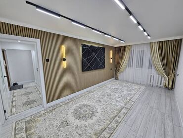 квартира комната бишкек: 2 бөлмө, 43 кв. м, 104-серия, 2 кабат, Евроремонт