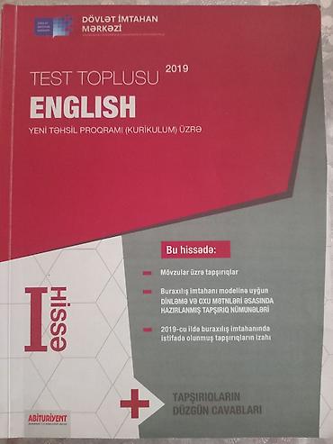 İngilis dili toplu 1 ci hisse 2019