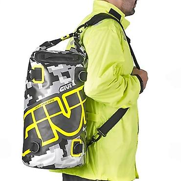 torbice preko grudi: GIVI UT802 vodootporna cilindrična torba za motocikl – 30L - — 2