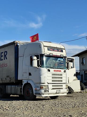 honda domani: Тягач, Scania, 2003 г., Тентованный — 2