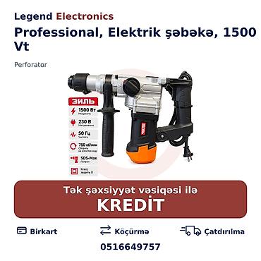 perparator: Elan başlığı: Perforator, Professional, Elektrik şəbəkə, 1500 Vt Elan — 1
