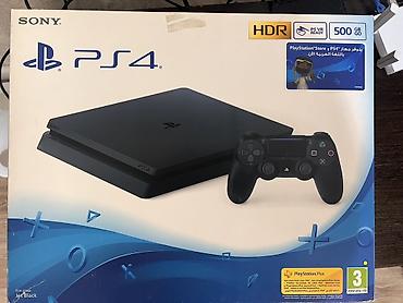 обмен на пс: Sony PlayStation 4 Slim, 500 ГБ, HDR, PS VR Ready (Jet Black — 1