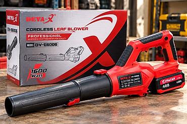 матор генератор: DEVA-X DV-E6006 — аккумуляторная воздуходувка (cordless leaf blower) — 2