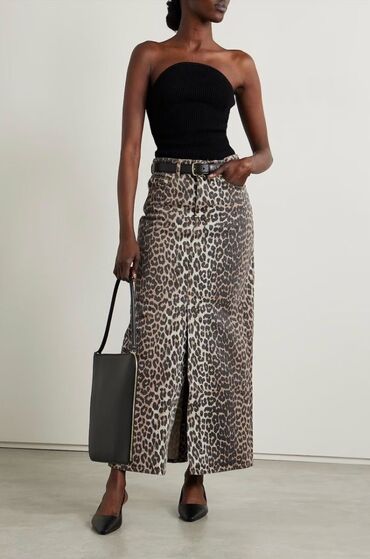 Верхняя одежда: Макси Юбка, Trendyolmilla, Джинс, XS (EU 34)