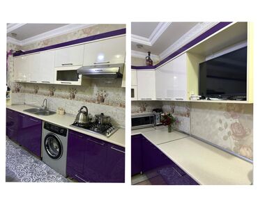 Mətbəx mebeli: Mətbəx mebeli satılır 650 azn.Ölçü:2.85×2 m.Üstündə moyka və aspirator