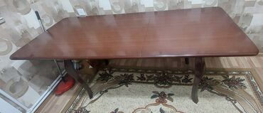 190: Qonaq masası, İşlənmiş, Açılan, Dördbucaq masa