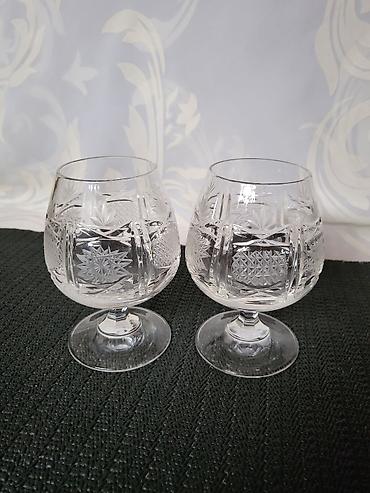 Čaše: Case kristal Zajecar za zestoko pice iz 70ih. Case su perfektne,sve — 7