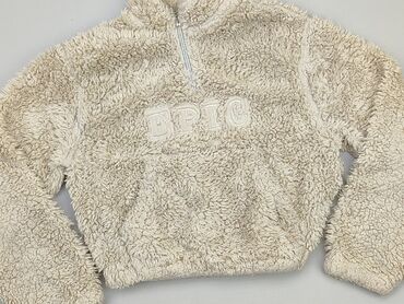 beżowy ażurowy sweterek: Bluza, Destination, 12 lat, 146-152 cm, stan - Dobry