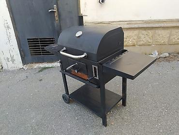 mangal satilir: Kömür ilə işləyən bağ manqalı/grill - Material: qalın polad korpus — 1