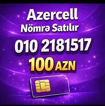 data nomre: Azercell nömrə satılır. - Operator: Azercell - Nömrə: 010 218 15 17 - — 1