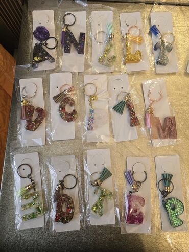 Breloklar: Epoksid qətranından hazırlanmış əl işi aksesuarlar - Şəffaf və rəngli — 6