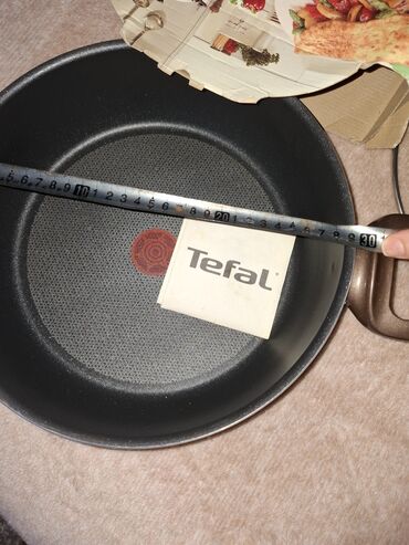 Mətbəx aksesuarları: Tava, rəng - Qəhvəyi, Antipriqar, 28 sm, Tefal, Fransa