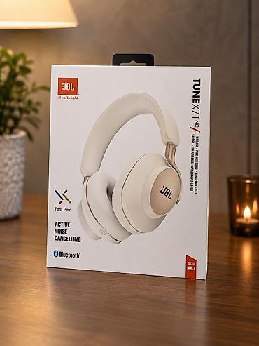 Qulaqcıqlar: Yeni Simsiz (Bluetooth) Qulaqcıqlar, JBL, rəng - Bej — 1