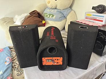 акустика: Автозвук комплект: активный сабвуфер в тубе Pioneer GB TM + два — 2