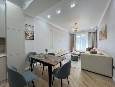 снять жилье в кыргызстане: 2 комнаты, 63 м², Элитка, 15 этаж, Евроремонт