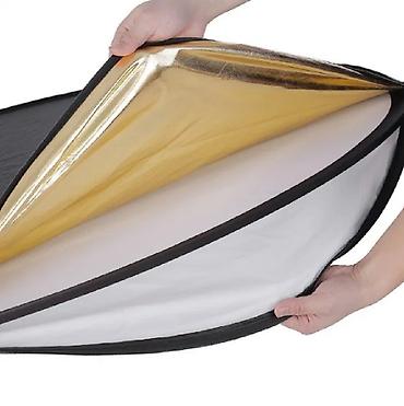 soft box: Круглый Отражатель. Диаметр – 110 см. Подходит для поясных портретов и — 4