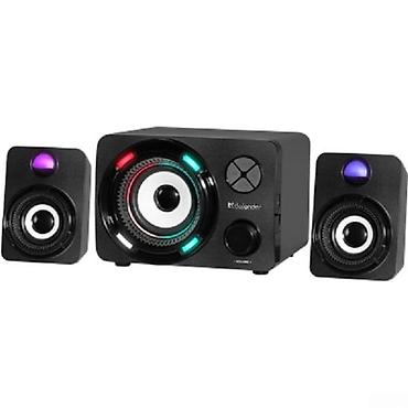 dinamik satilir: Defender	SPK-G11 2.1 Speaker system, 11W, Light/BT/FM/TF/USB/AUX 🟢 — 1