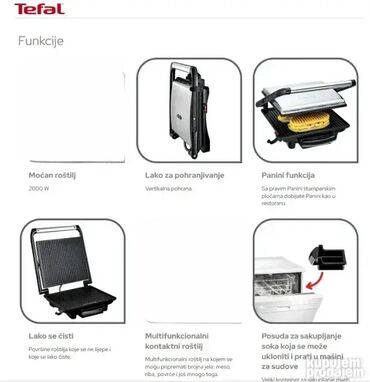 Tosteri: Kvalitetni kontaktni roštilj Inicio GC241D - Tefal; Redovna cena 150 — 11
