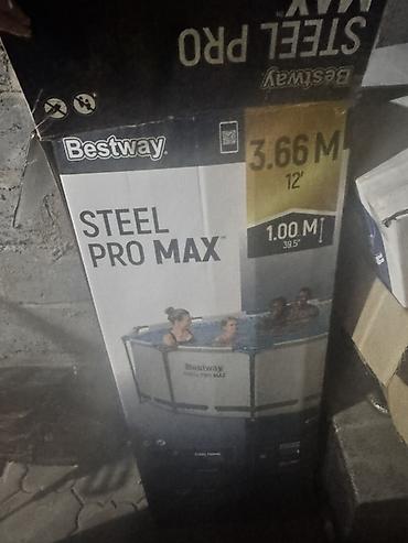 Бассейны: Каркасный бассейн Bestway Steel Pro Max - Диаметр: 3,66 м (12') - — 1